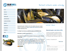 Tablet Screenshot of blueshellmussels.co.uk